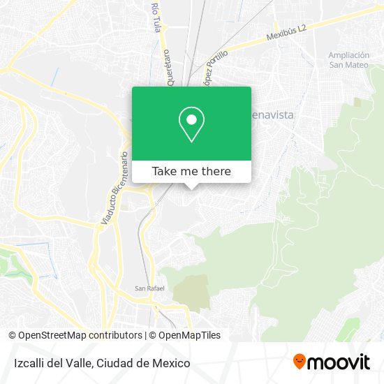 Mapa de Izcalli del Valle