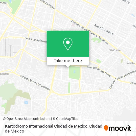 Kartódromo Internacional Ciudad de México map