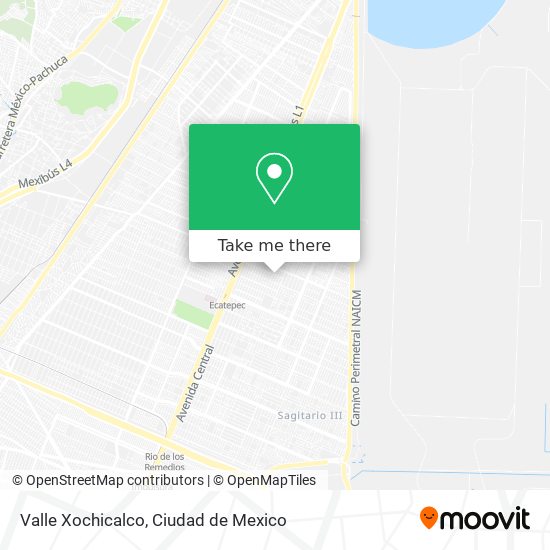 Valle Xochicalco map