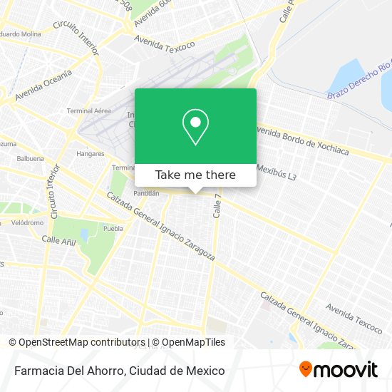 Farmacia Del Ahorro map