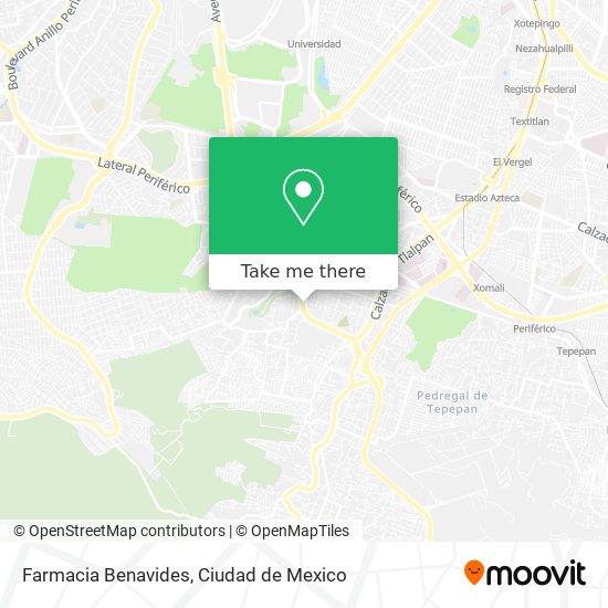 Farmacia Benavides map