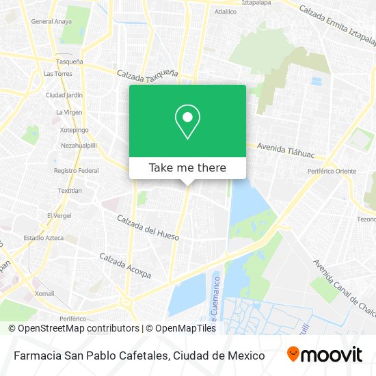 Farmacia San Pablo Cafetales map