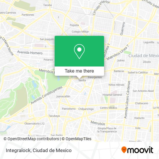Integralock map
