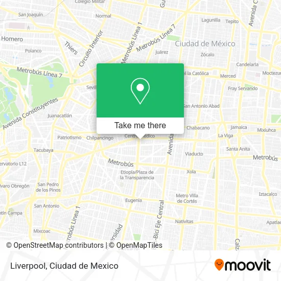 Mapa de Liverpool