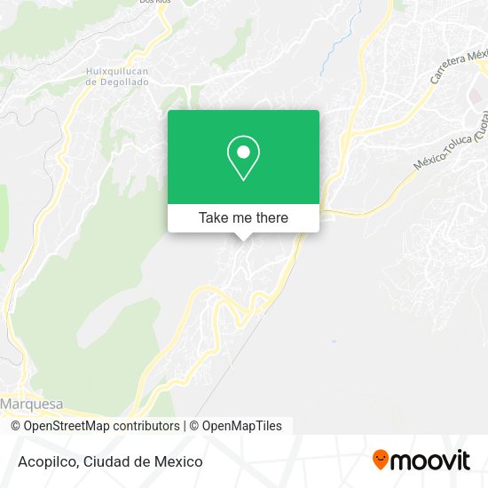 Mapa de Acopilco