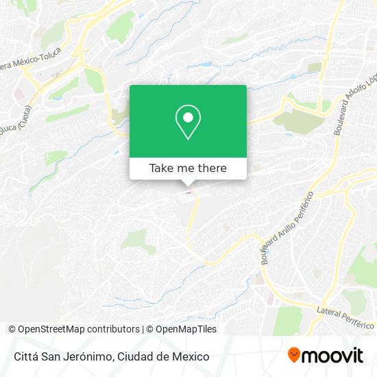 Mapa de Cittá San Jerónimo