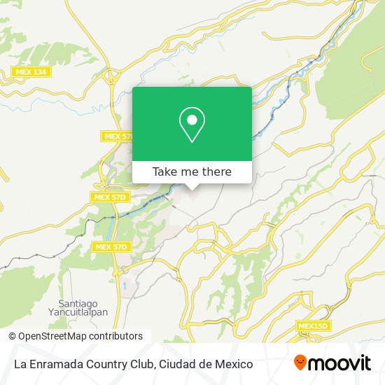 La Enramada Country Club map