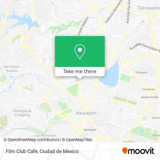 Mapa de Film Club Café