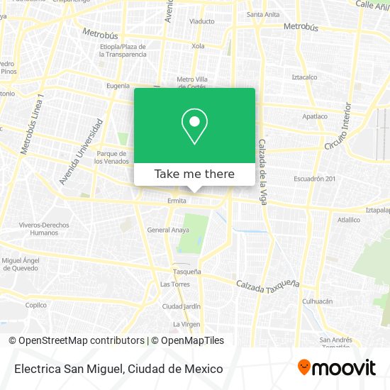 Electrica San Miguel map