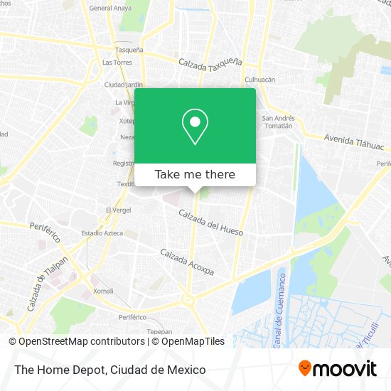 Mapa de The Home Depot