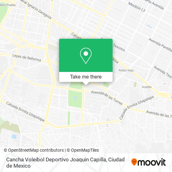 Cancha Voleibol Deportivo Joaquin Capilla map