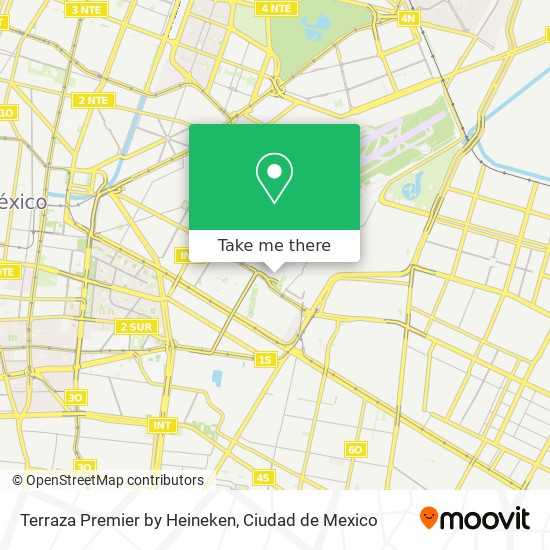 Terraza Premier by Heineken map