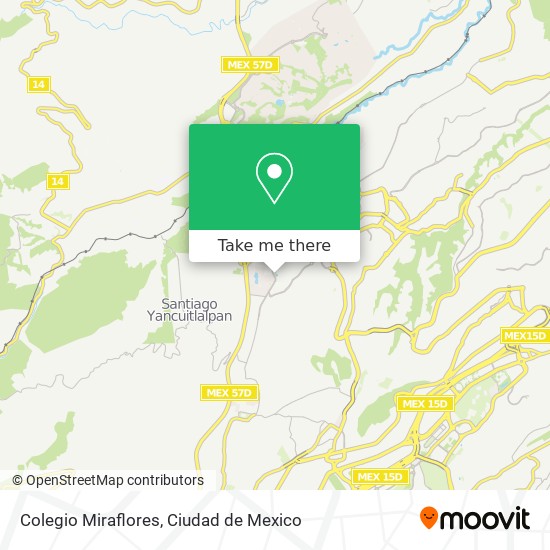 Mapa de Colegio Miraflores