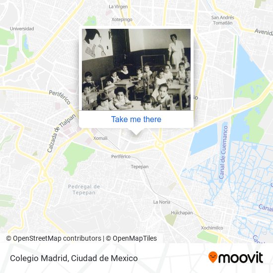 How to get to Colegio Madrid in Coyoacán by Bus?