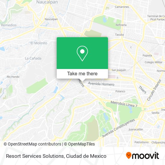 Resort Services Solutions map