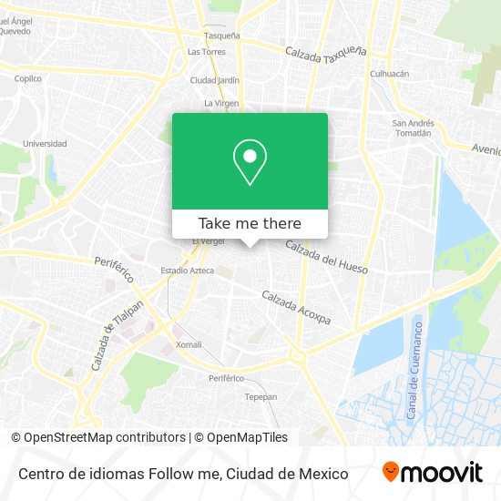 Centro de idiomas Follow me map