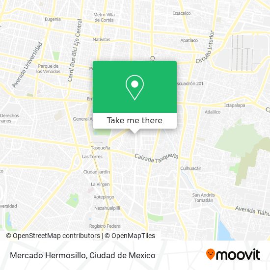 Mercado Hermosillo map