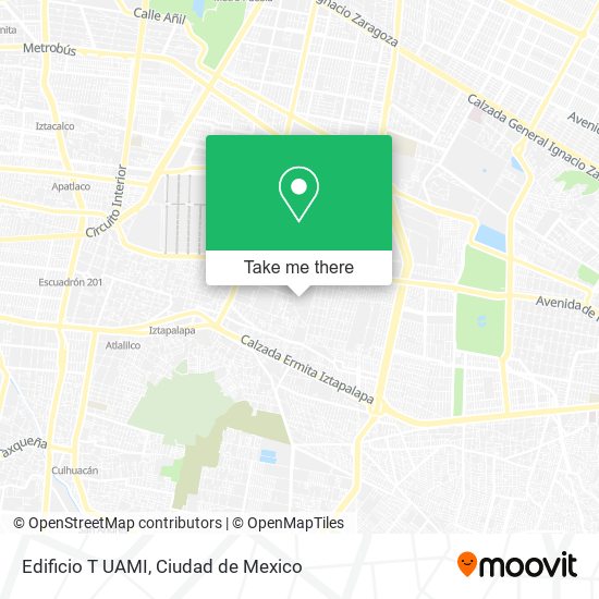 Edificio T UAMI map