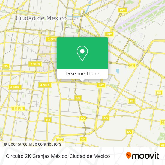 Circuito 2K  Granjas México map