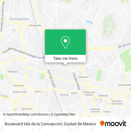 Mapa de Boulevard Isla de la Concepción