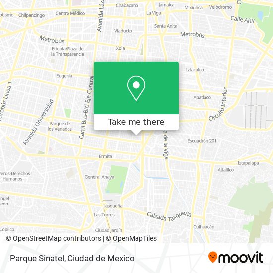 Parque Sinatel map