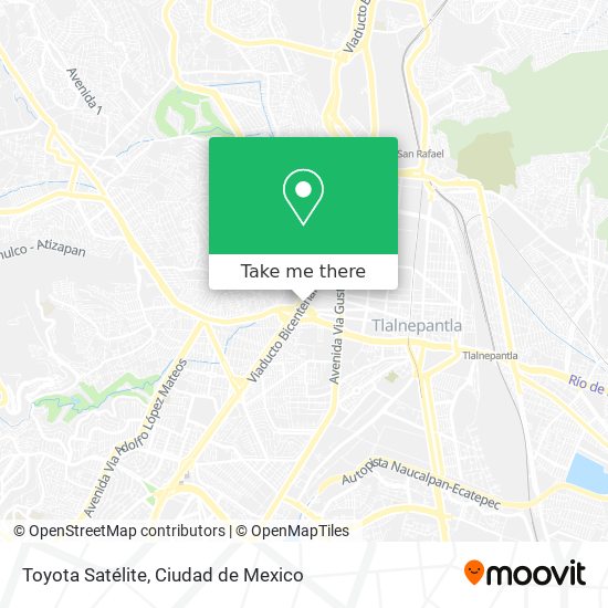 Mapa de Toyota Satélite