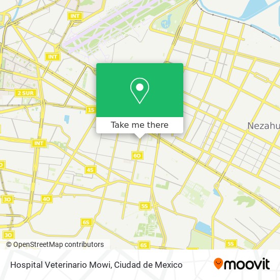 Hospital Veterinario Mowi map