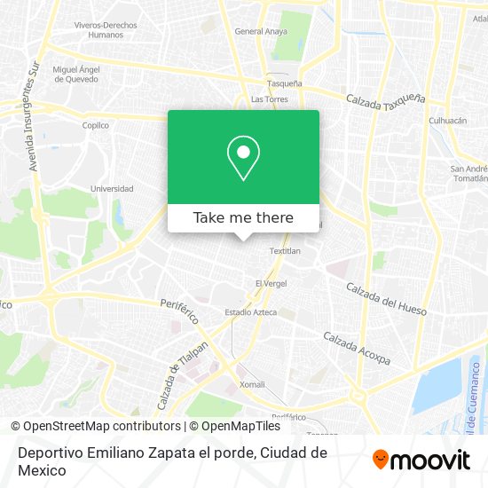 Deportivo Emiliano Zapata  el porde map