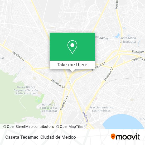 Mapa de Caseta Tecamac