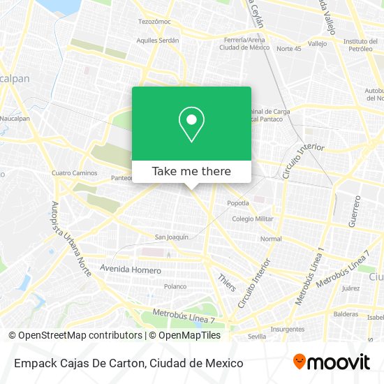 Empack Cajas De Carton map