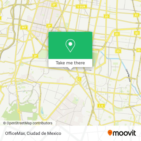 Mapa de OfficeMax