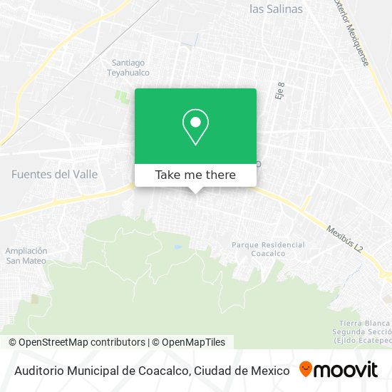 Auditorio Municipal de Coacalco map