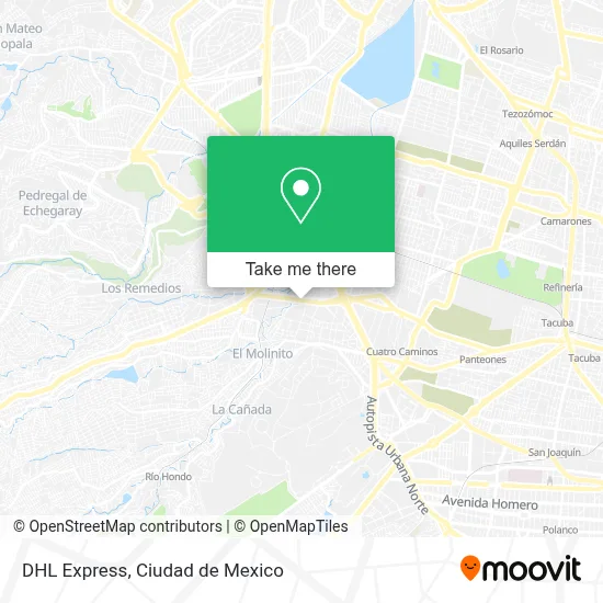 DHL Express map