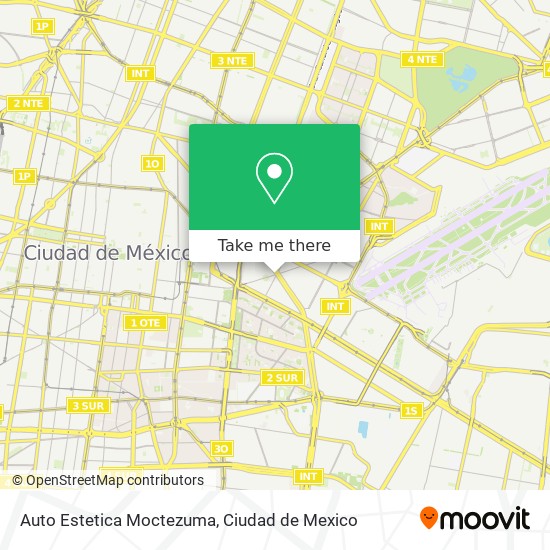Auto Estetica Moctezuma map