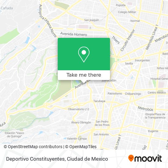 Mapa de Deportivo Constituyentes