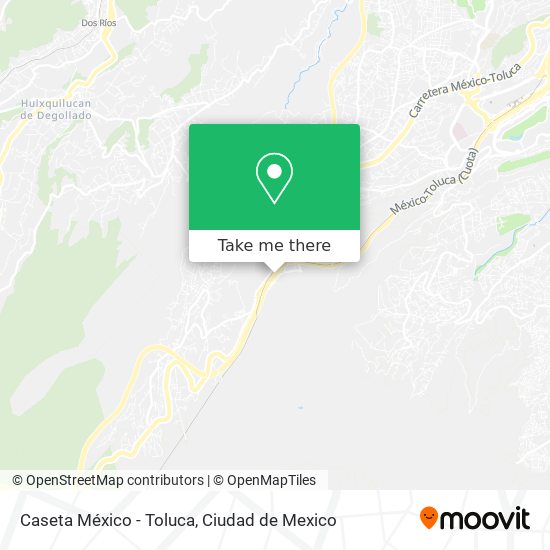 Caseta México - Toluca map