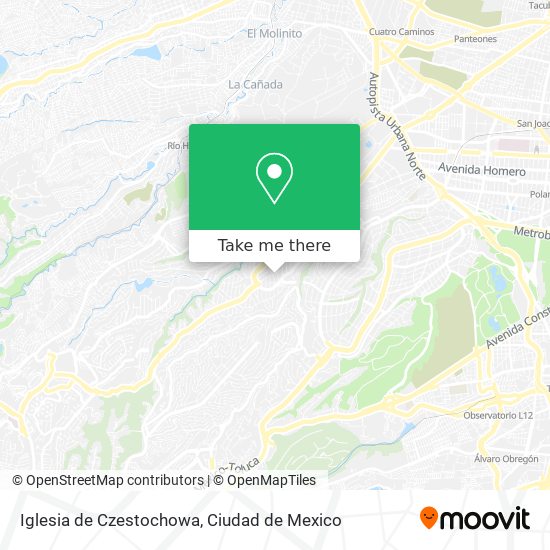 Mapa de Iglesia de Czestochowa