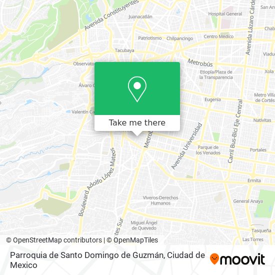 Parroquia de Santo Domingo de Guzmán map