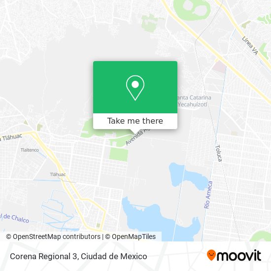 Corena Regional 3 map