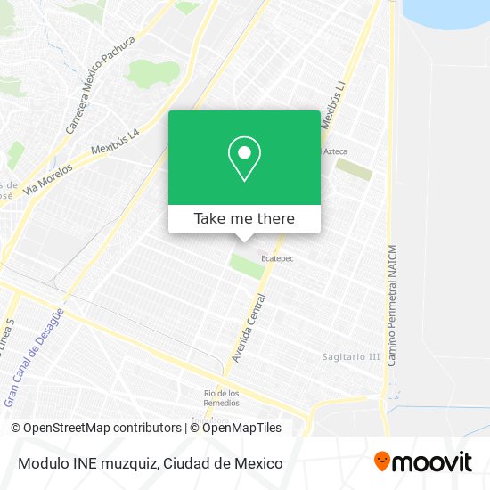Mapa de Modulo INE muzquiz