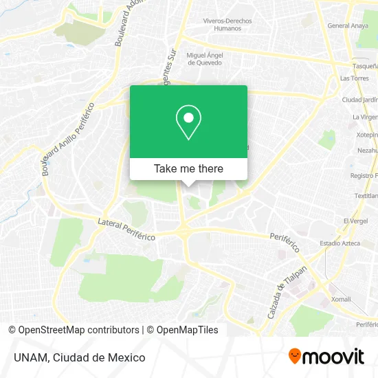 UNAM map