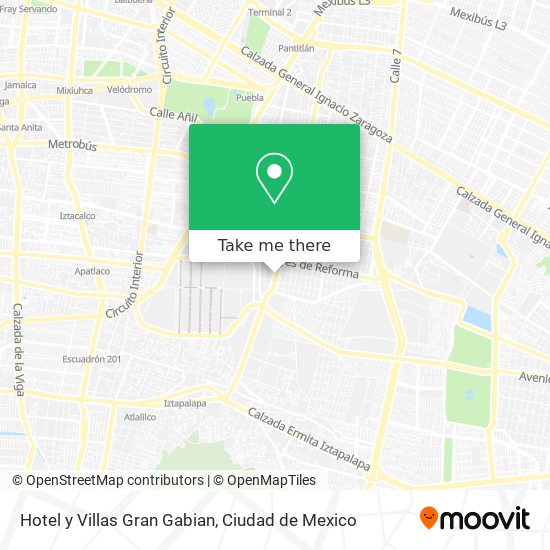 Hotel y Villas Gran Gabian map