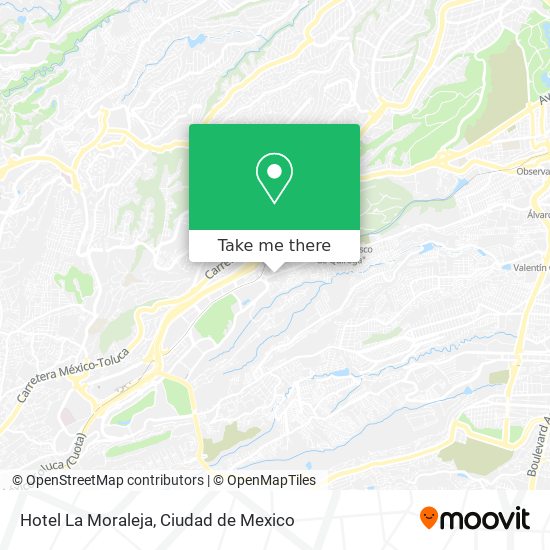 Hotel La Moraleja map