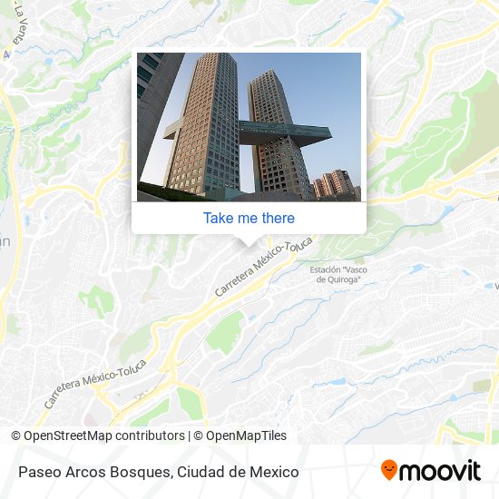 Paseo Arcos Bosques map