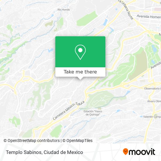 Templo Sabinos map