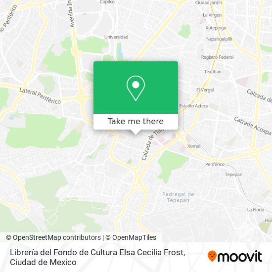 Librería del Fondo de Cultura  Elsa Cecilia Frost map