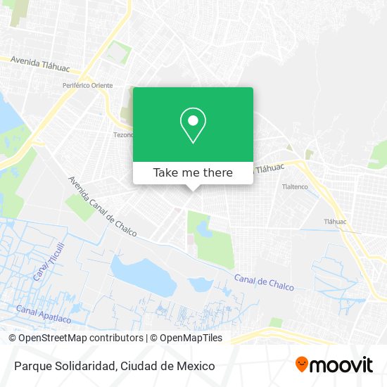 Parque  Solidaridad map