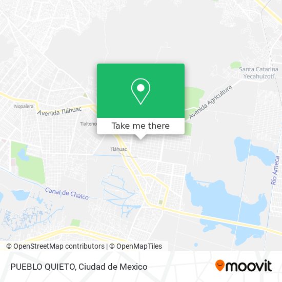 Mapa de PUEBLO QUIETO