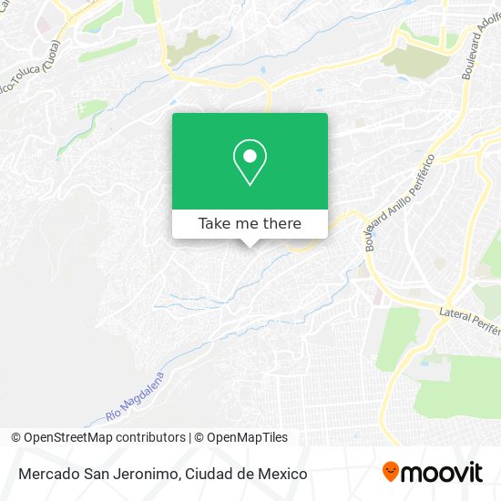 Mapa de Mercado San Jeronimo