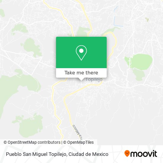 Mapa de Pueblo San Miguel Topilejo